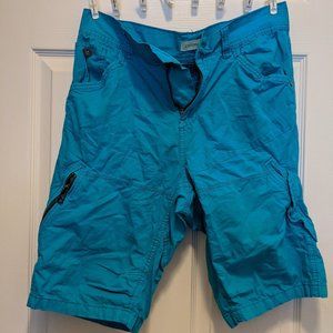 Blue Cargo Shorts